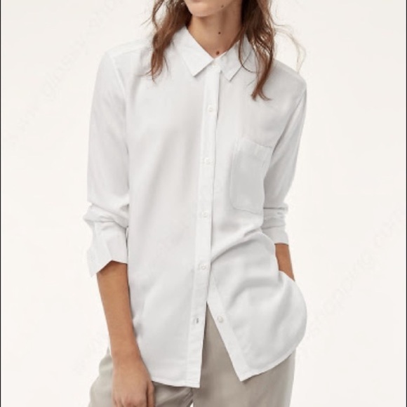 Aritzia Sunday Best Talua Button Up Blouse - Picture 1 of 4
